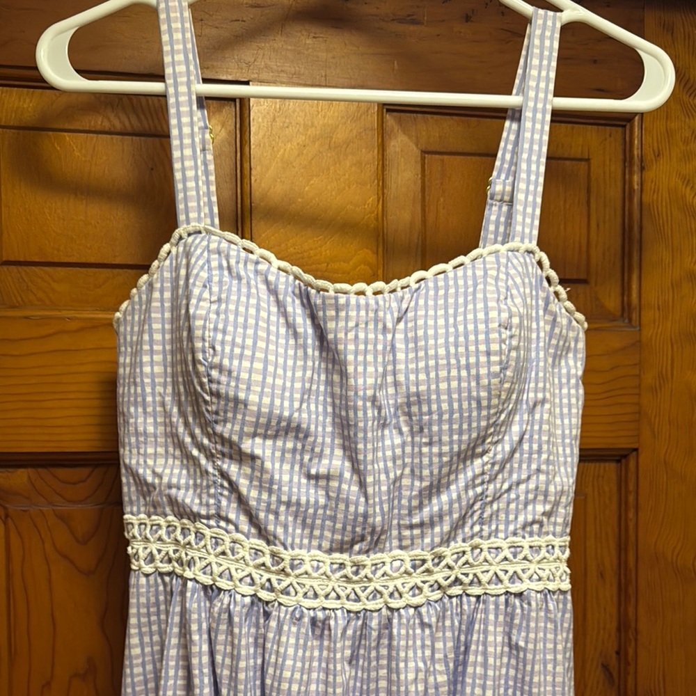 Lilly Pulitzer Purple Tiered Ruffled Midi Dress - Picture 5 of 6